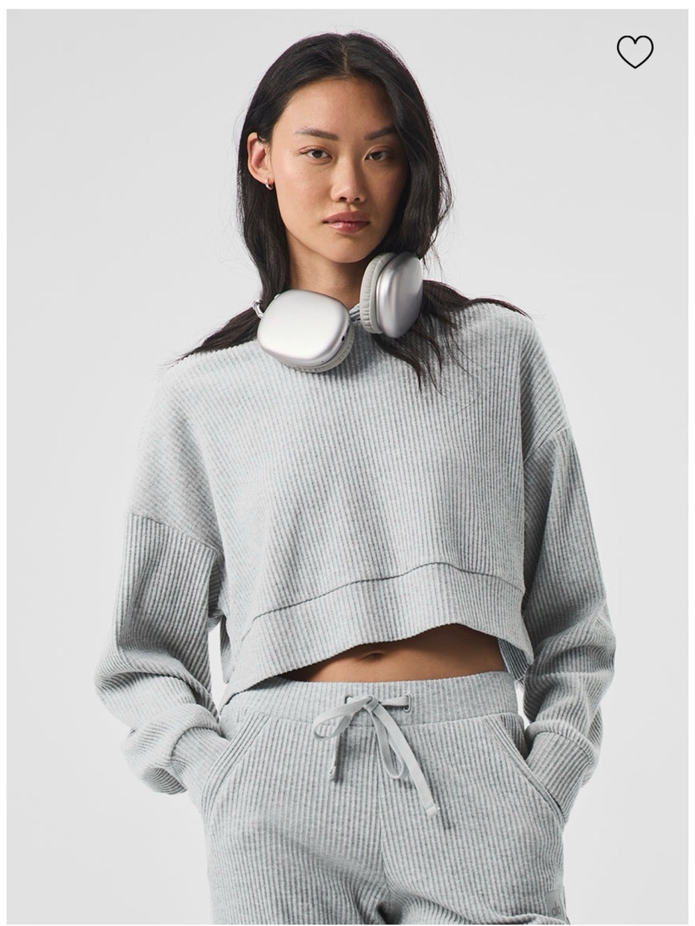 98. Alo Muse sweatshirt in heather gray